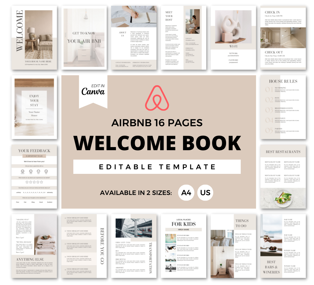Airbnb Welcome Book Template – Site Vee airbnb-welcome-book-template-site-vee