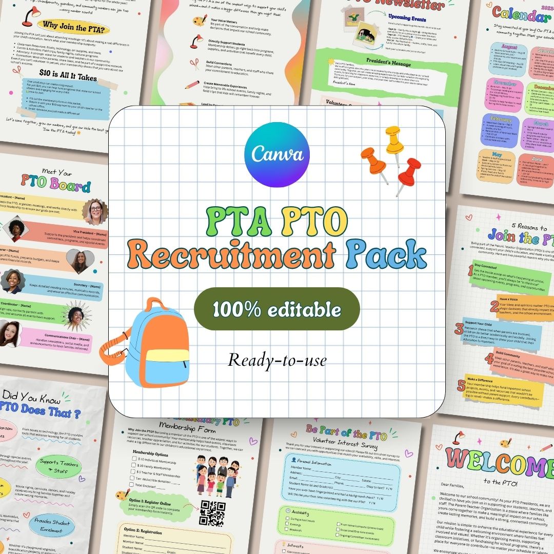PTA PTO Recruitment Bundle – Site Vee