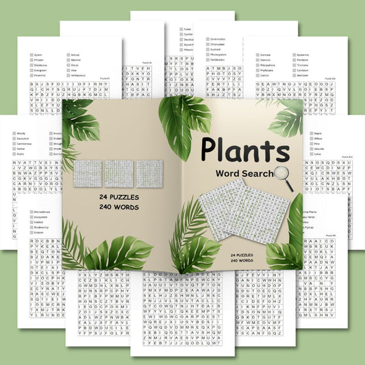 PLANT Word Search Puzzle