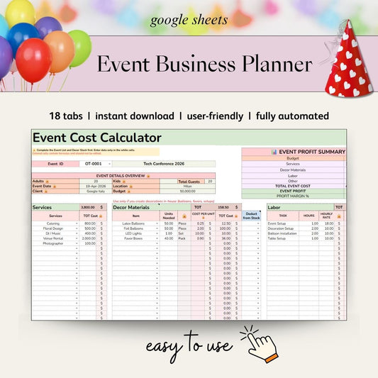 Event Business Planner