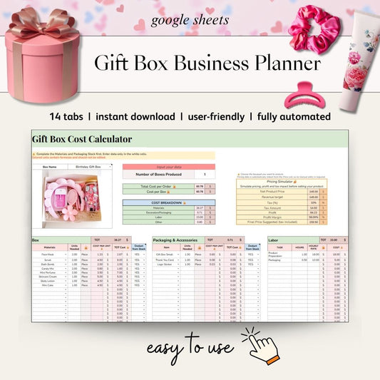 Gift Box Business Planner