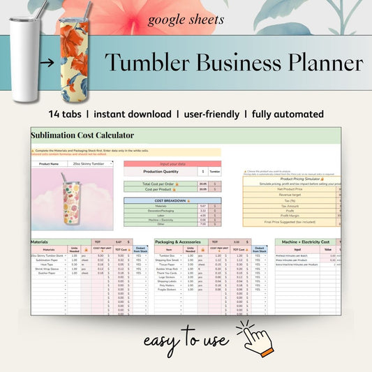 Tumbler Business Planner