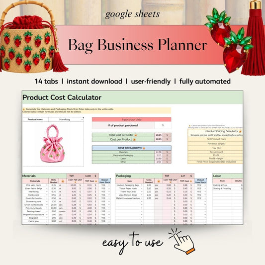 Bag Business Planner