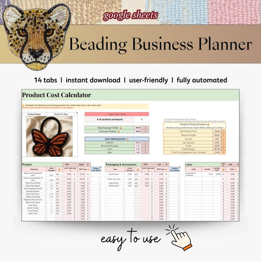 Beading Business Planner