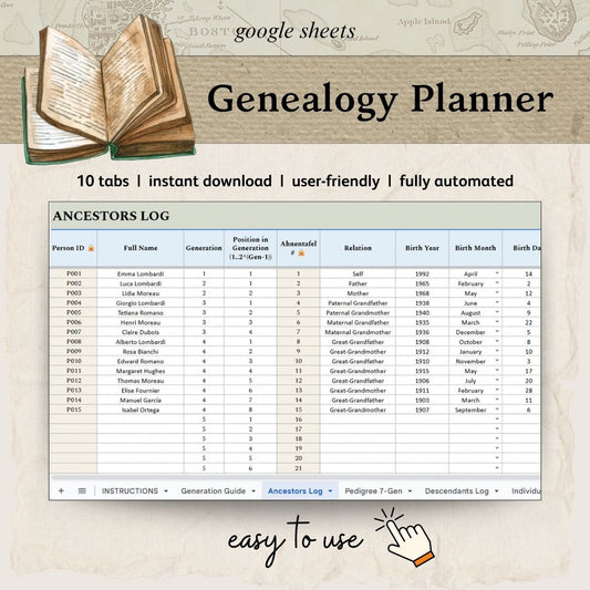 Genealogy Planner
