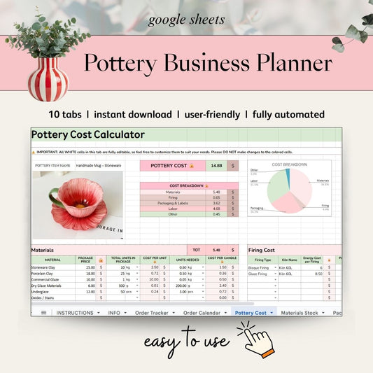 Pottery Business Planner