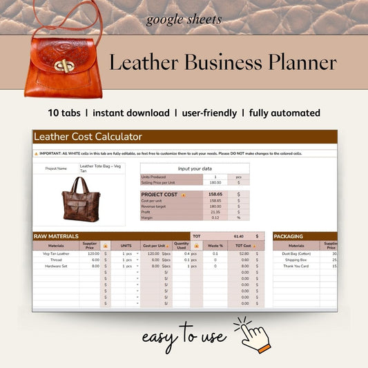 Leather Business Planner