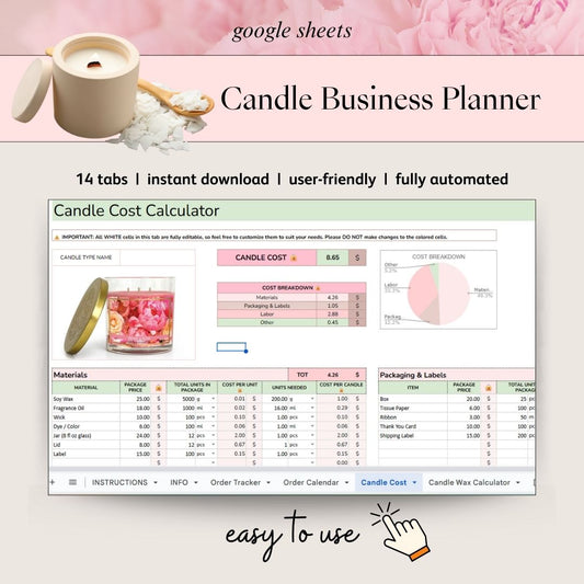 Candle Business Planner