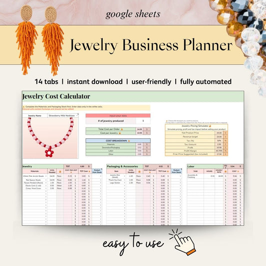 Jewelry Business Planner