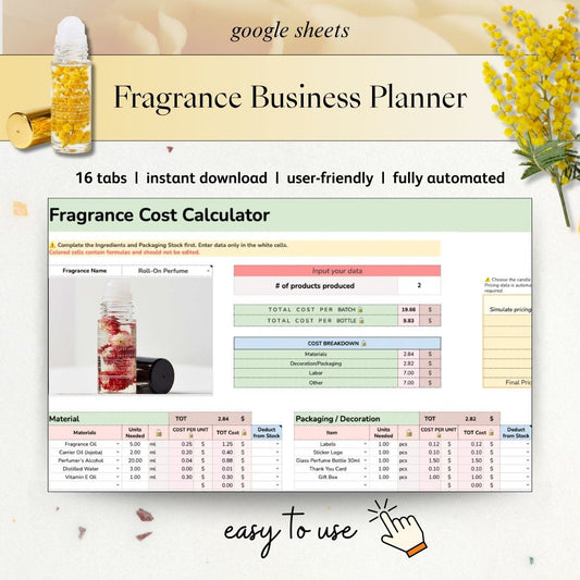 Fragrance Business Planner