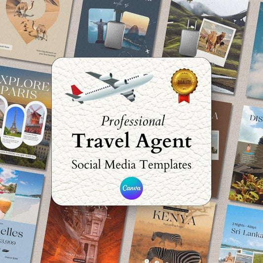 Travel Agent Social Media Templates