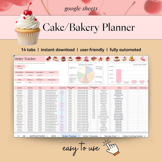 Cake & Bakery Business Planner