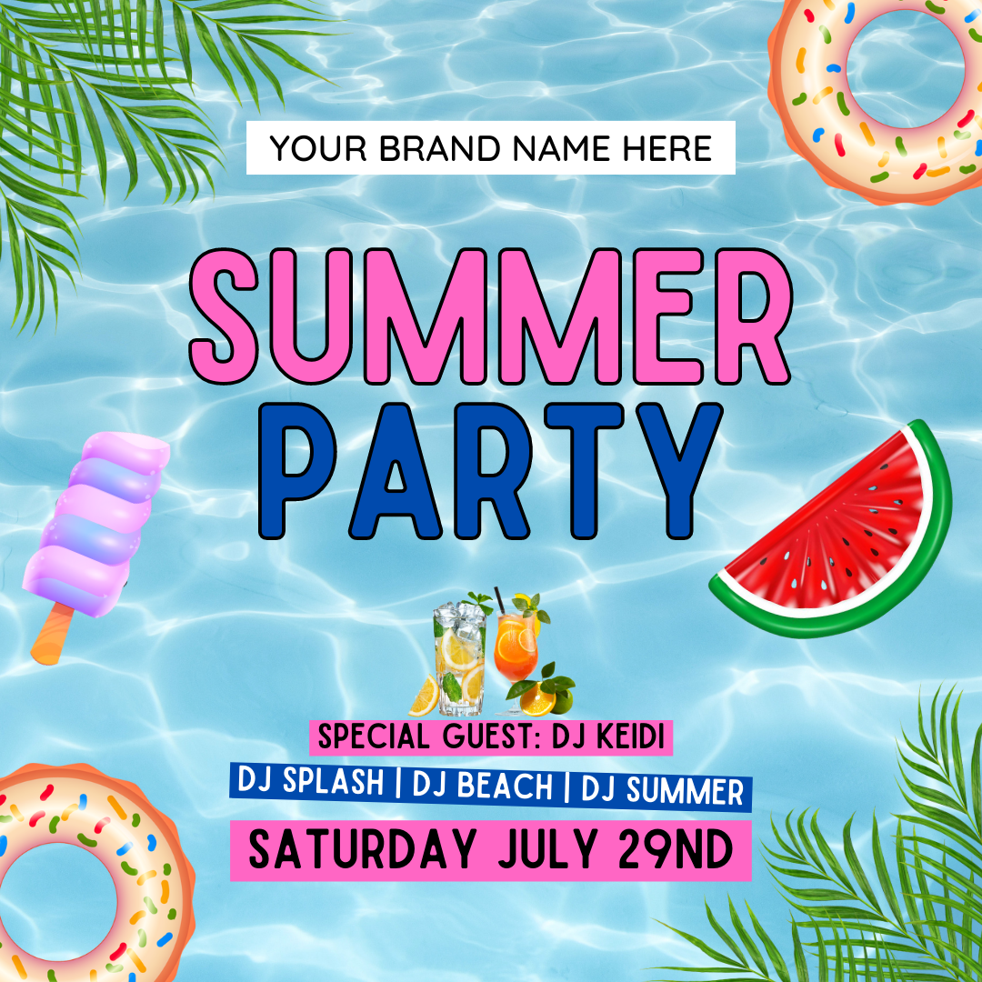 SUMMER PARTY FLYER